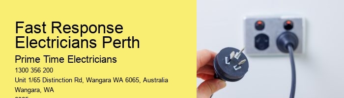 Fast Response Electricians Perth
